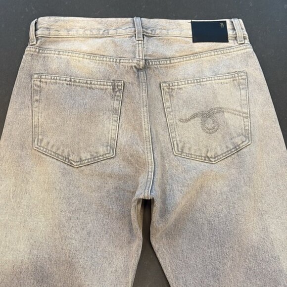 R13 Boyfriend Jean in color Sunfade Mauve - Picture 5 of 8